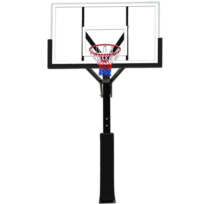 A-1029I 1.80M Length PC / Glass Backboard Adjustable Durable Basketball inground Hoops For Training
