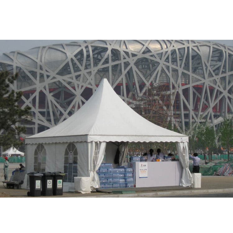 5x5m Sunscreen Aluminum  Pagoda Gazebo Tent for Outdoor Sports Event