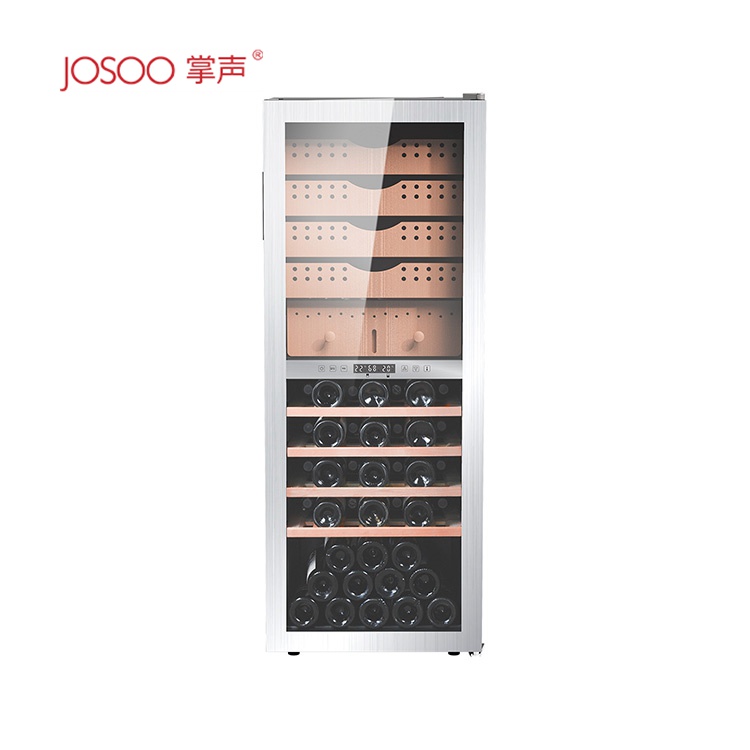 Josoo High-end Home Appliance Compressor Electric Cigar Humidor Cabinet Cooler Wine Cellar Fridge Vi