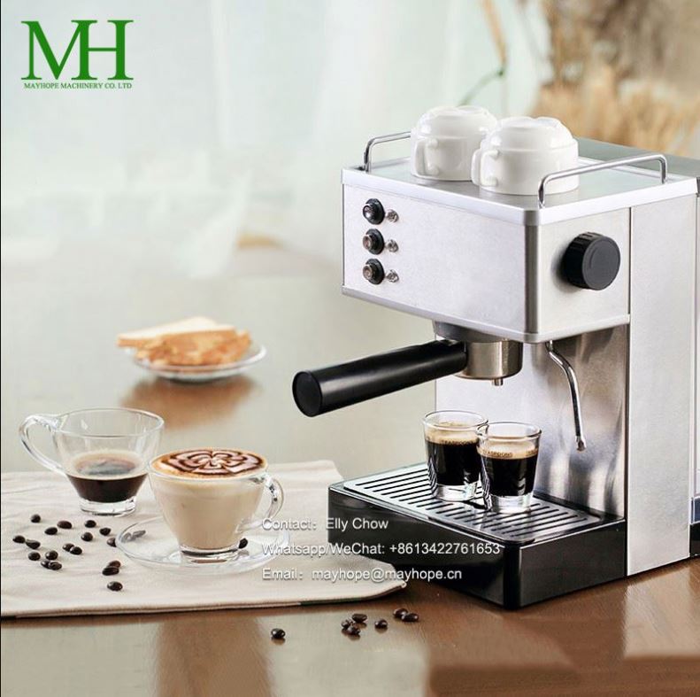 2022 new arrival China home kitchen appliances professional 3 in 1 15 bar pump espresso cappuccoffee