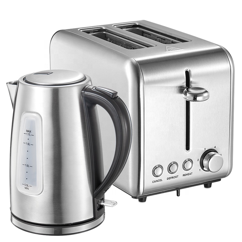 Kettle And Toaster Set Home Appliance Stainless St