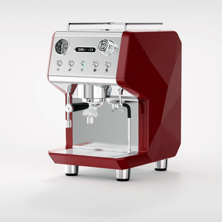Electric Coffee Makers Appliance Stainless Steel Espresso Machine Commercial Coffee Maker For Home