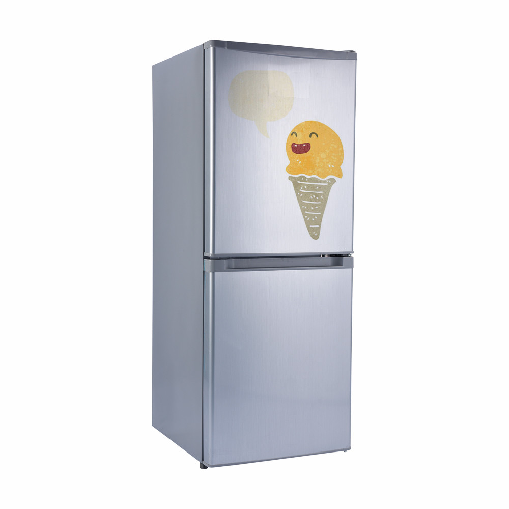 Low Energy DC Compressor Home Appliance 168 Liter Bottom Freezer Refrigerator