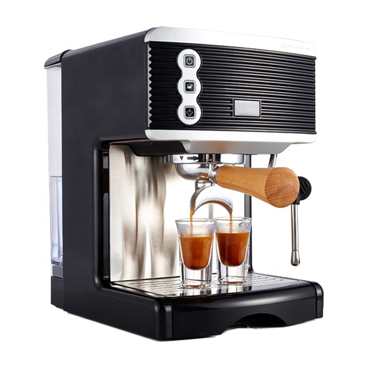 Home Appliances Semi Automatic Espresso Coffee Machine with Milk Frother