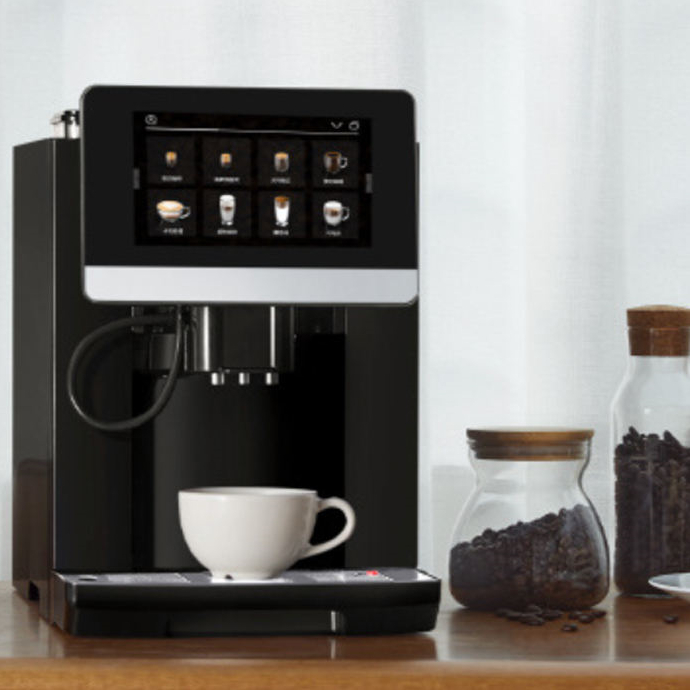 Intelligent Home Appliances 7inch One Touch Fully Automatic Espresso Coffee Maker Machine
