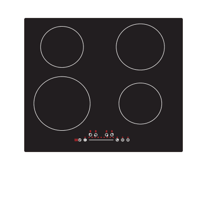 Home Appliance 4 zone induction hob induction cooker KS-C47221A