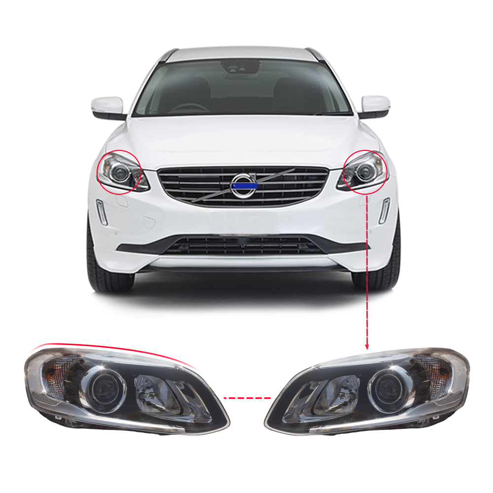 Auto Hot Sale Xenon Version Headlight For VOLVO XC60 S60 Spare Part