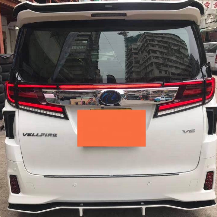 To  yota VELLFIRE TAIL LAMP DAYTIME RUNNING FOG LIGHT BRAKE TURN SIGNAL REVERSE DRIVING REFLECTOR TA