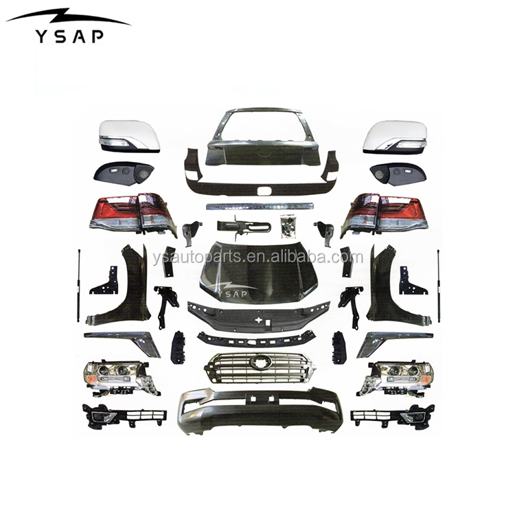 High quality factory price accessories auto parts upgrade body kit headlight bumper hood for 08-15 L