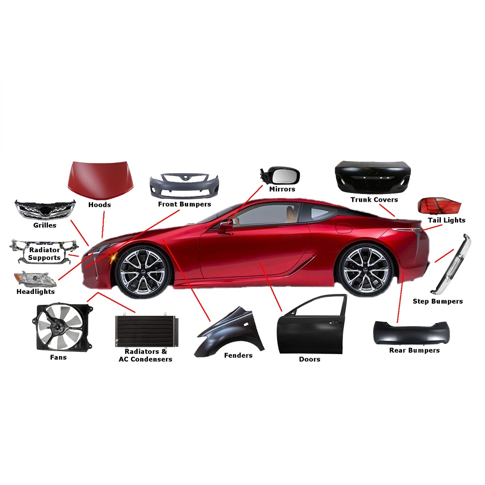 Auto body kits car parts for sale
