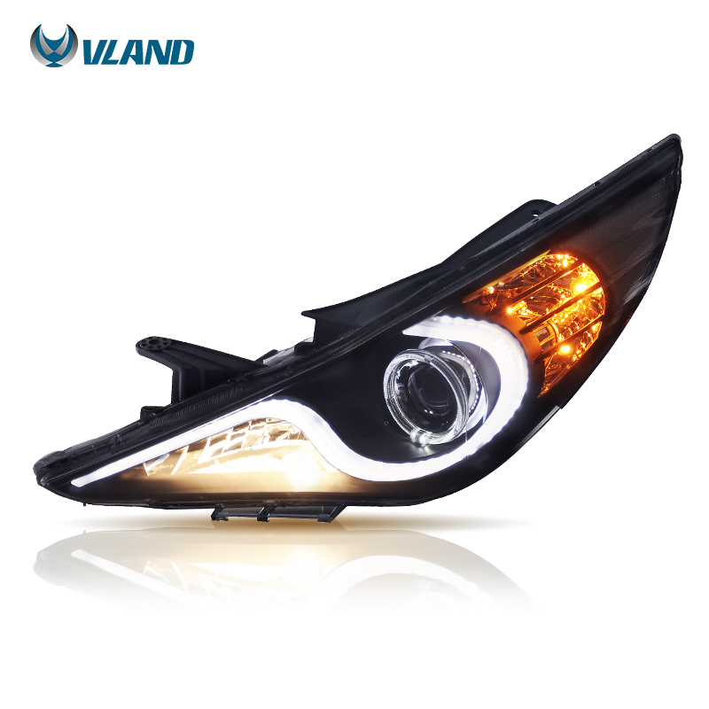 Vland Factory Wholesale LED Head Lamp  Accessories Auto Parts Lighting System 2011 2012 2013 2014 Ca