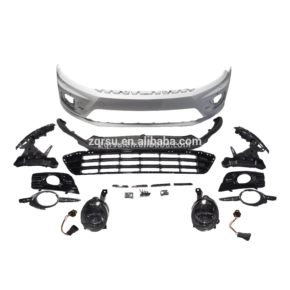 The auto modified  spare parts for V W CC R-LINE front bumper complete body kit for auto other body 