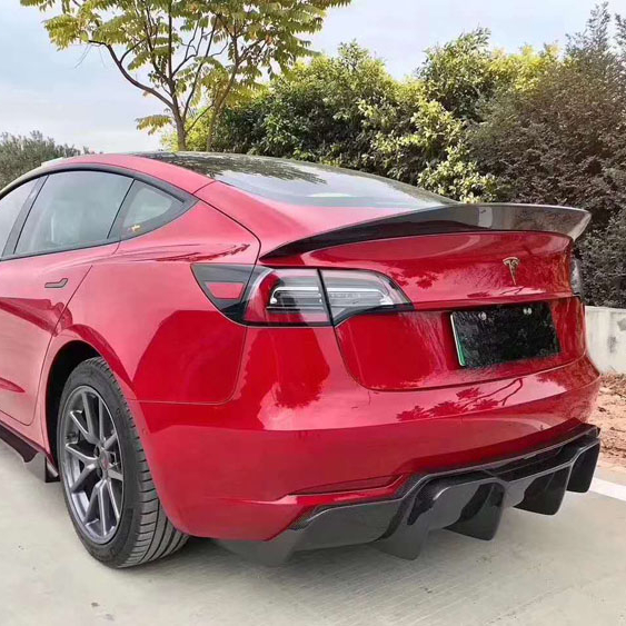 Factory Price Auto Parts Car Accessories Full Set V Style Carbon Fiber Body Kit For Tesla Model 3