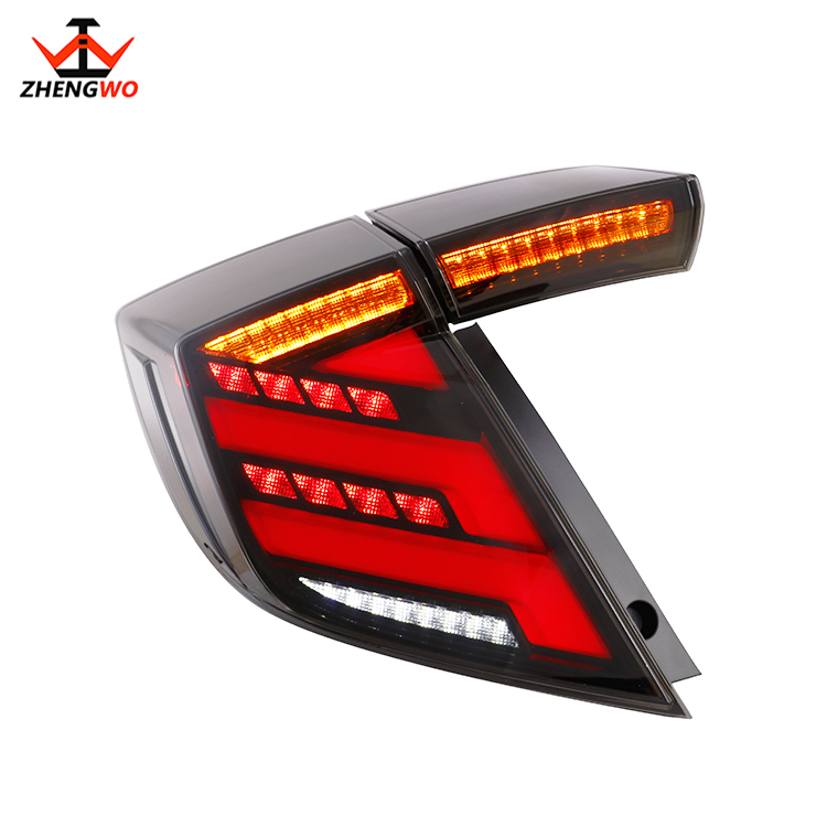 2020 car auto parts LED tail lamp for Hondas Civics Hatchback dynamic brake and reverse