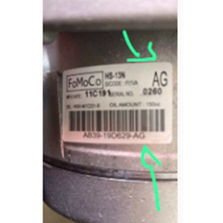 Auto Parts  AB39-19D629-AG Air Conditioner Compressor