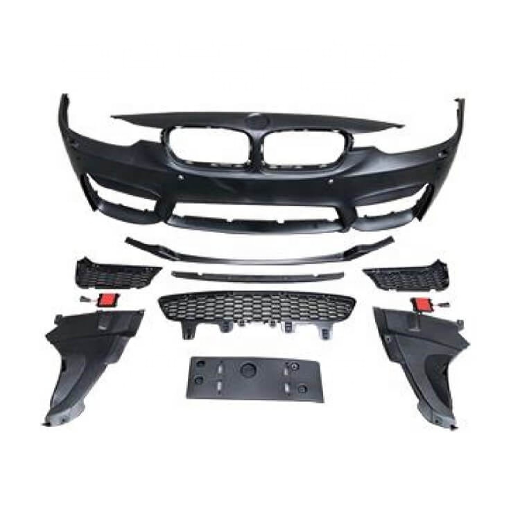 auto body parts car accessories M3 F30 front bumper Body kit Grill W/O hole for BMW 3 series F30 M3