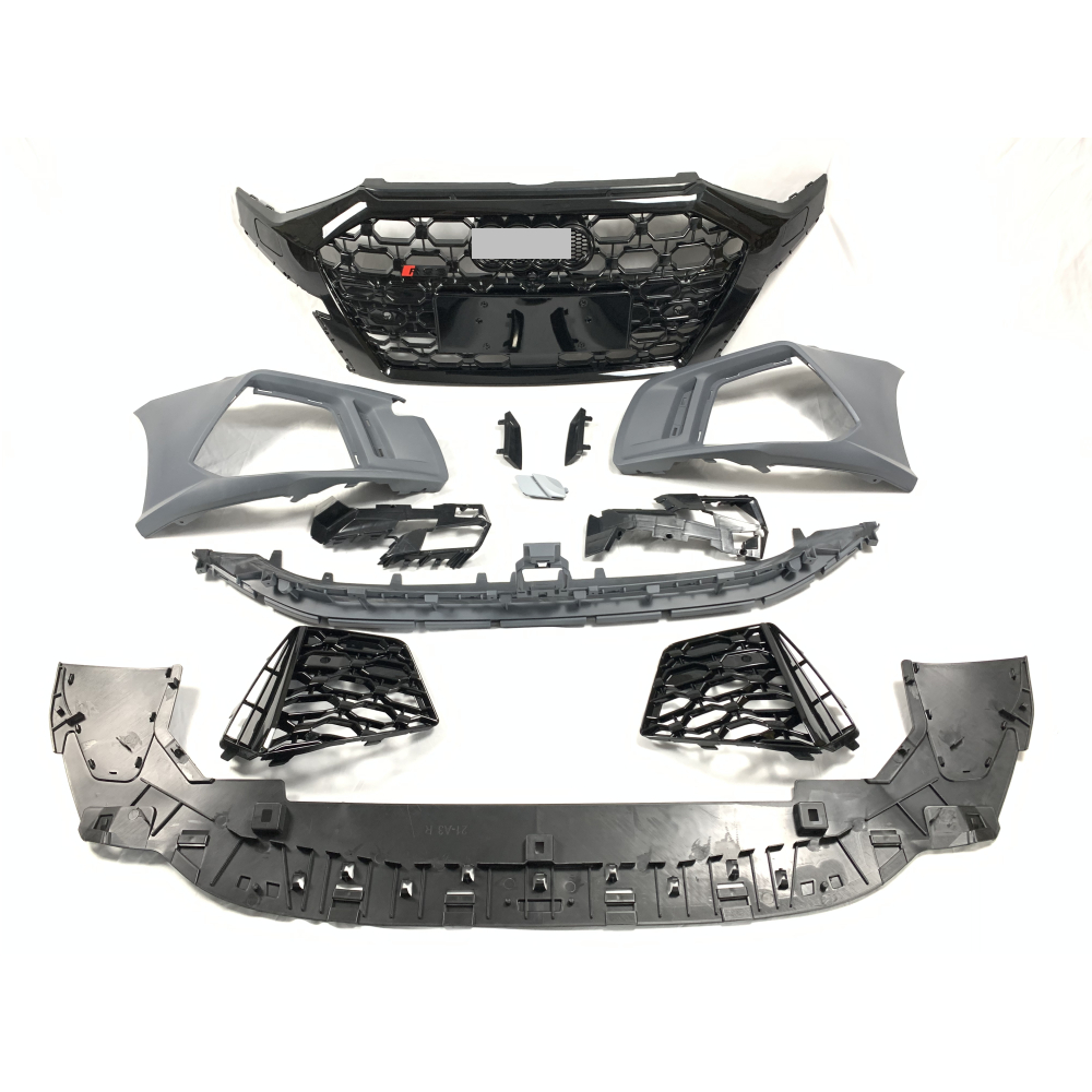RS3 Car bumper with car grille fit Audi A3 2020 Upgrade auto parts