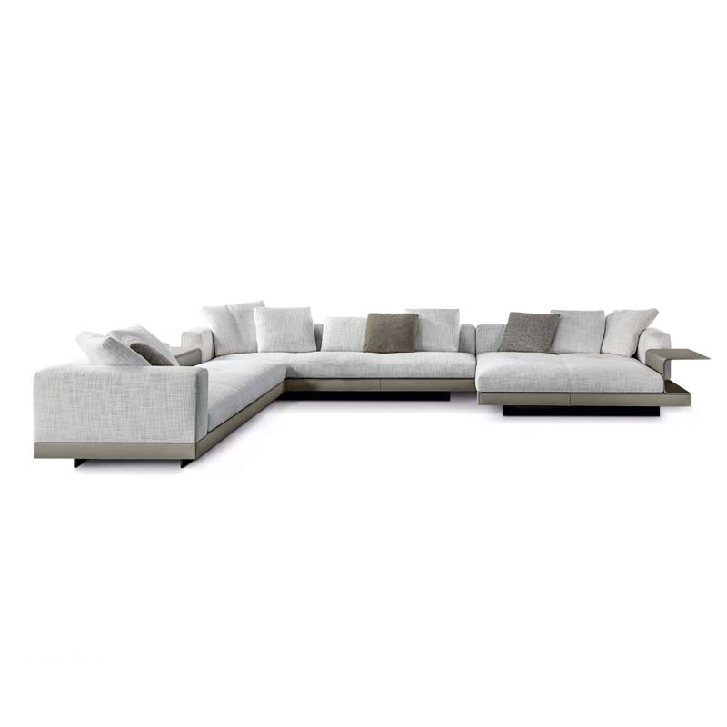 Luxury elegant design stainless steel living room 