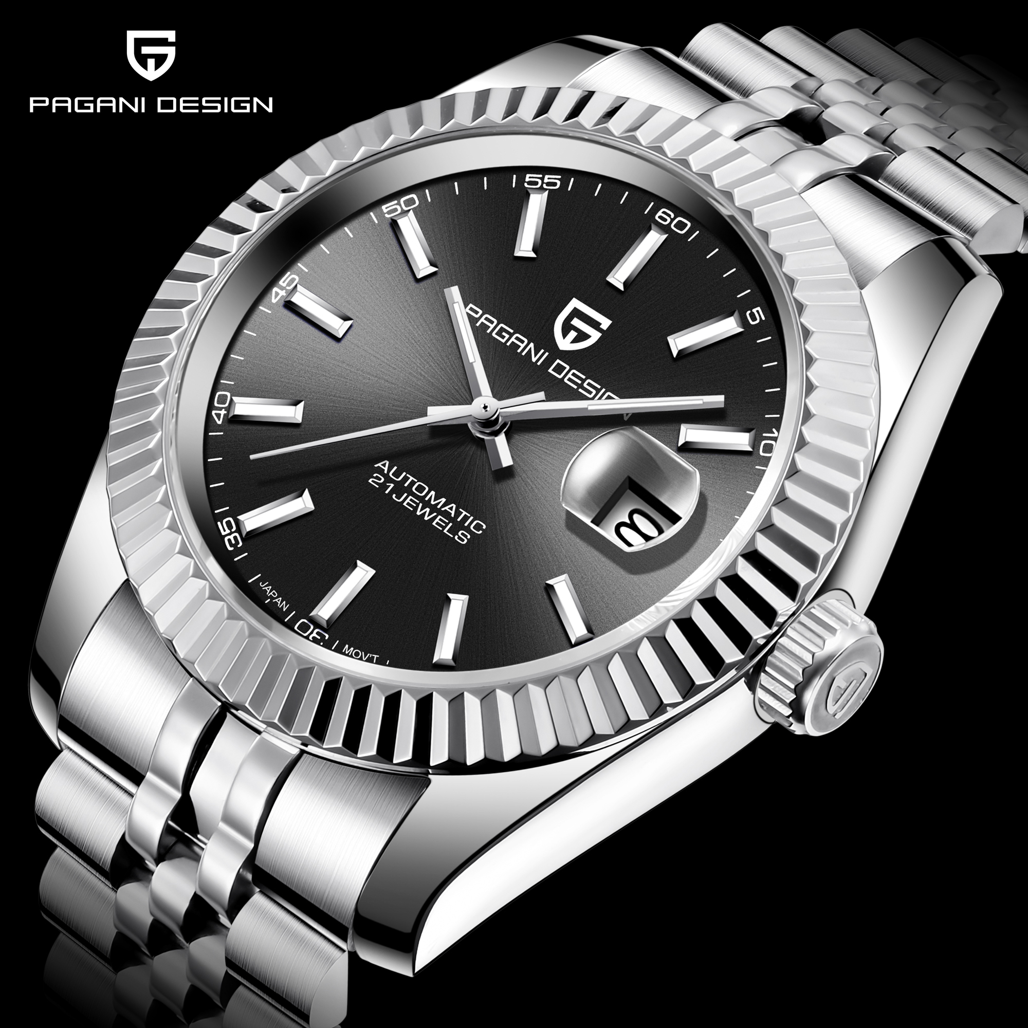 Pagani design 1645 new design personalized male timepiece best Stainless steel band water resistant 