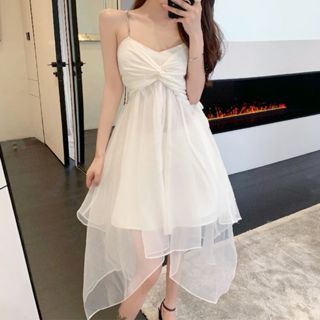 Black First Love Elegant Niche Skirt Summer French Super Fai【qianggege.sg】4.17