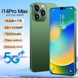 Android New Smartphone i14 Pro Max 6.8 Inch 5G Mobile Phone