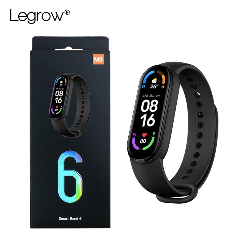 NEW M6 Jam pintar Smart Watch Sport Band Women Man Wristband Fitness Tracker Blood Monitor Bluetooth