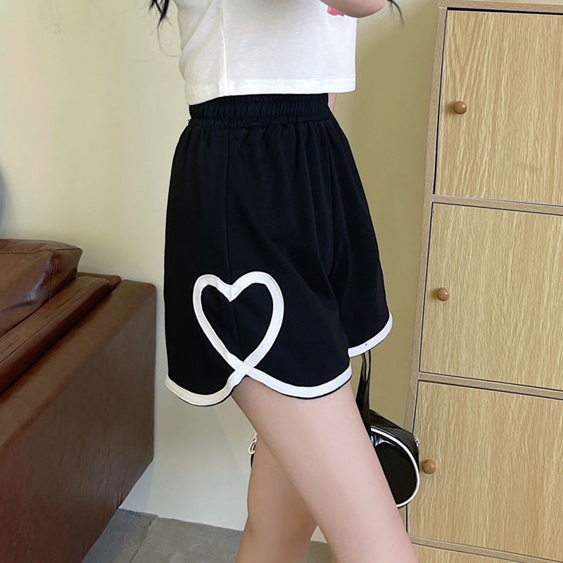 Sports short pants women's season thin section loose slim all-match trendy plus size casual hot pant