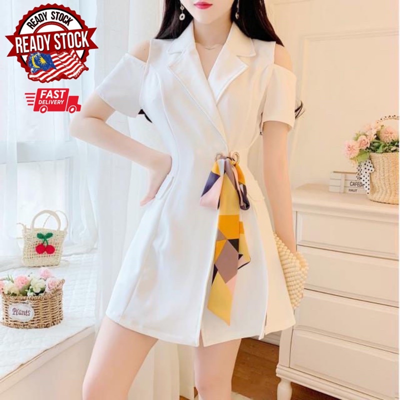 Women dress V-neck Female New Two-piece Business suit OL suit Summer dress现货 韩版 职业西服套装 OL套装 工作服 上班mi