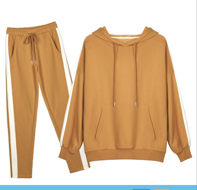 Sport Wear Tracksuits Women Clothing Casual 2pcs Set Long Sleeve O-neck Sweatshirts+Jogger Long Pant
