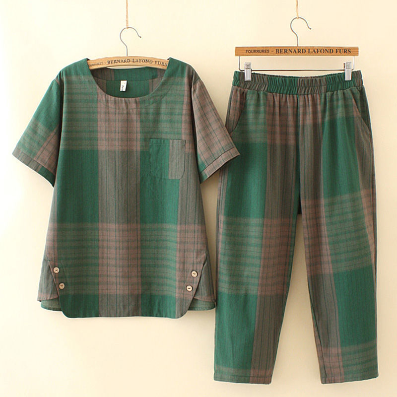 【SET】Summer Suit Plus Size Fashion Loose Temperament Sports Suit Women