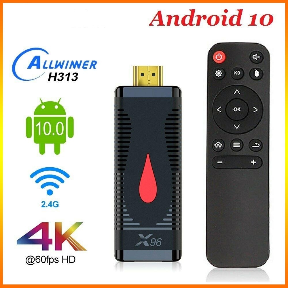 X96 S400 TV Stick EU turns TV into Smart TV through Google Assistant Portable 1GB RAM 8GB ROM Blueto