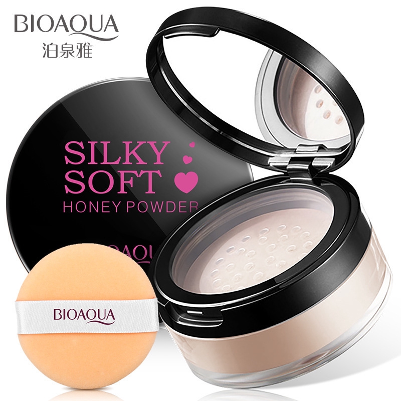 BIOAQUA Matte Setting Powder Oil Control Soft Light Silk Face Concealer Skin Finish Powder Transluce