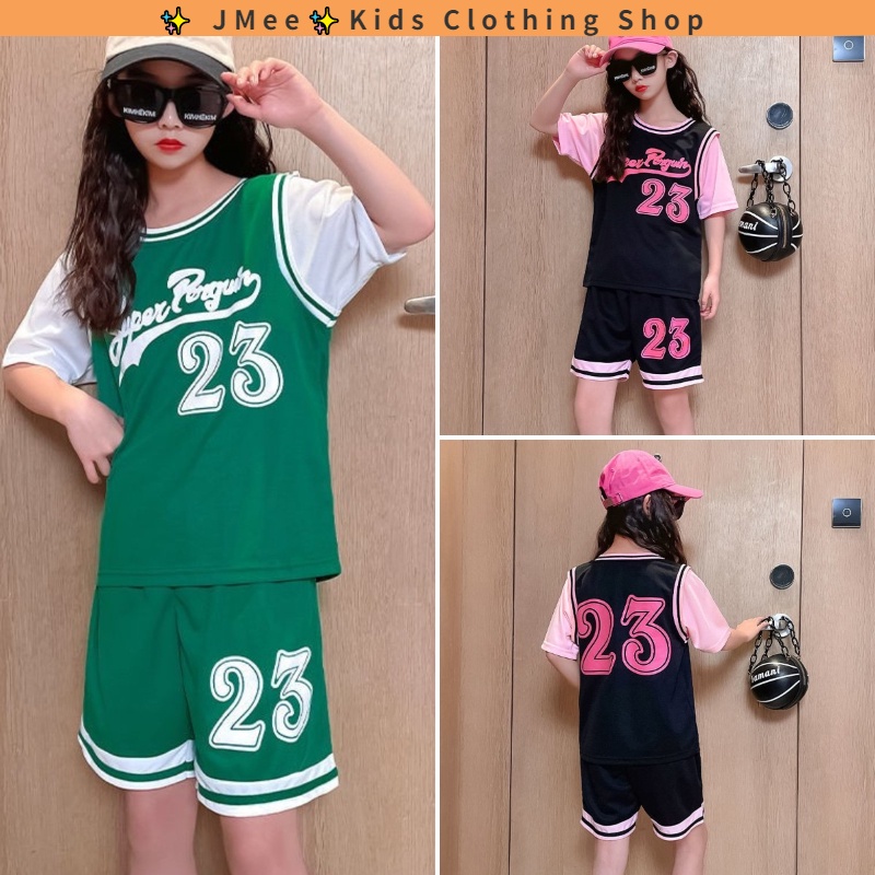 ✨ JMee Jamie ✨ Big children's clothing, girls' suits, children's sports suits, basketball suits, big
