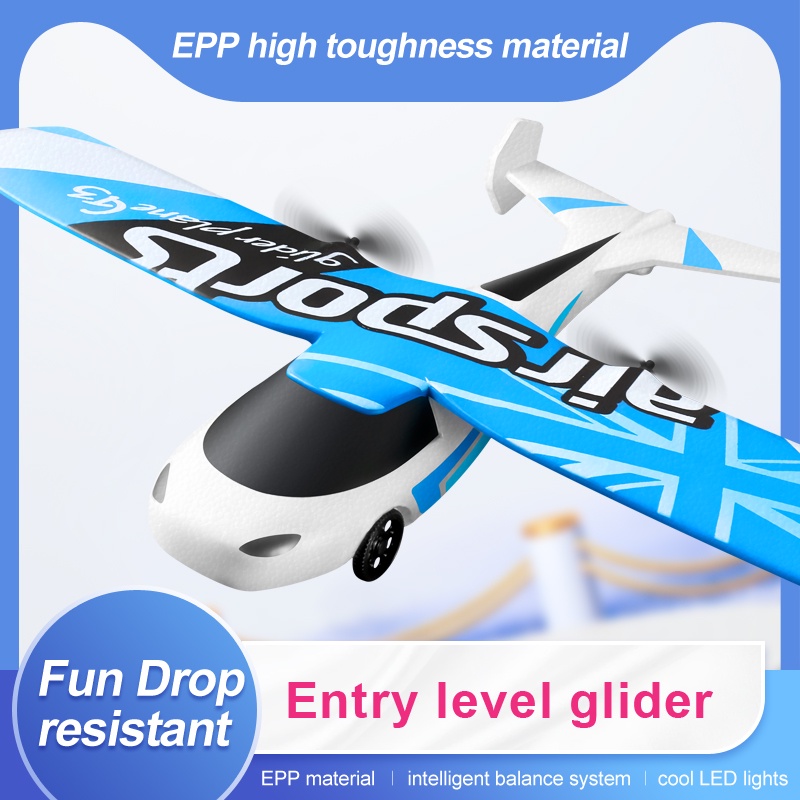 RC Plane 3-CH RC Airplane Ready to Fly Remote Control Plane Easy Control for Beginners with Xpilot S