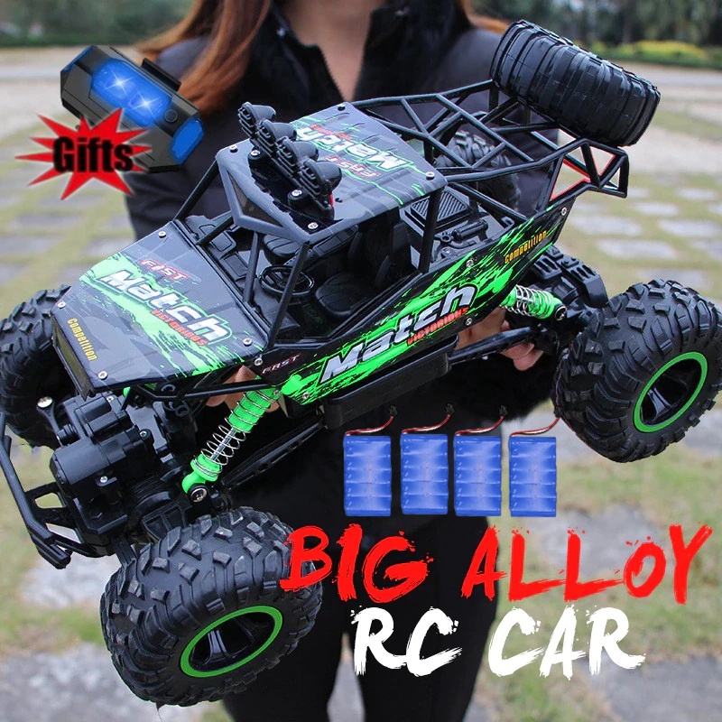 4WD Rc Car 1:12 / 1:16 With Led Lights 2.4G Remote Control Cars Off-Road Trucks Boys Toys Gift for C