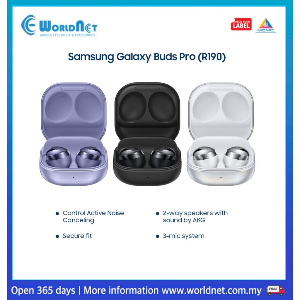Samsung Galaxy Buds Pro (R190) 1.5GB Earbud Weight : 6.3g Case Weight : 44.9g
