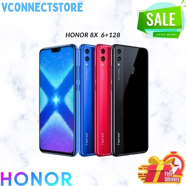 Honor 8x (6+128 4GLte) 100% Original Showroom Demoset 90-95% Condition LikeNew