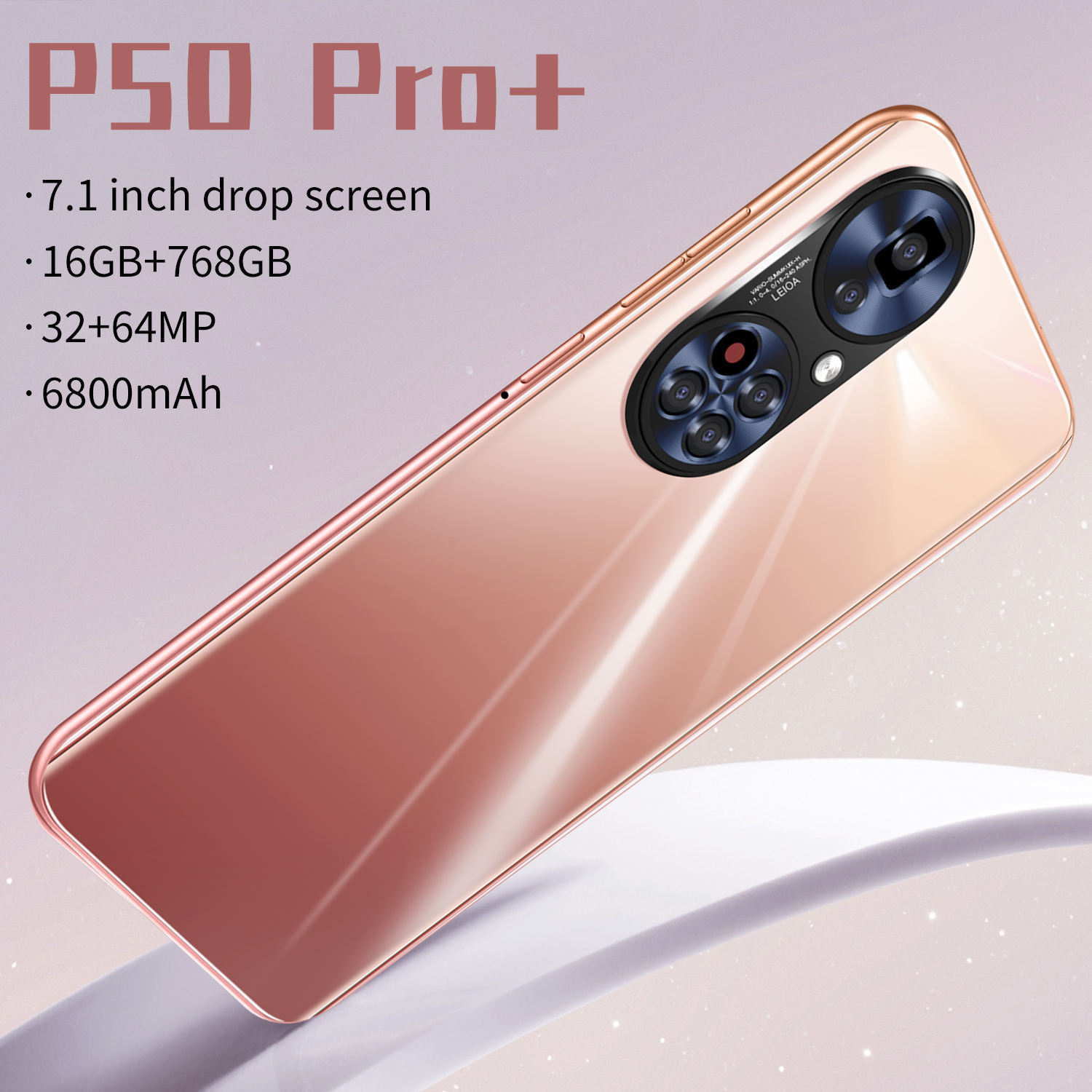7.1inch huawei P50 Pro Smartphone 4G 5G Unlock Android Mobile 16GB 768GB Original Huwai Cellphone Ce