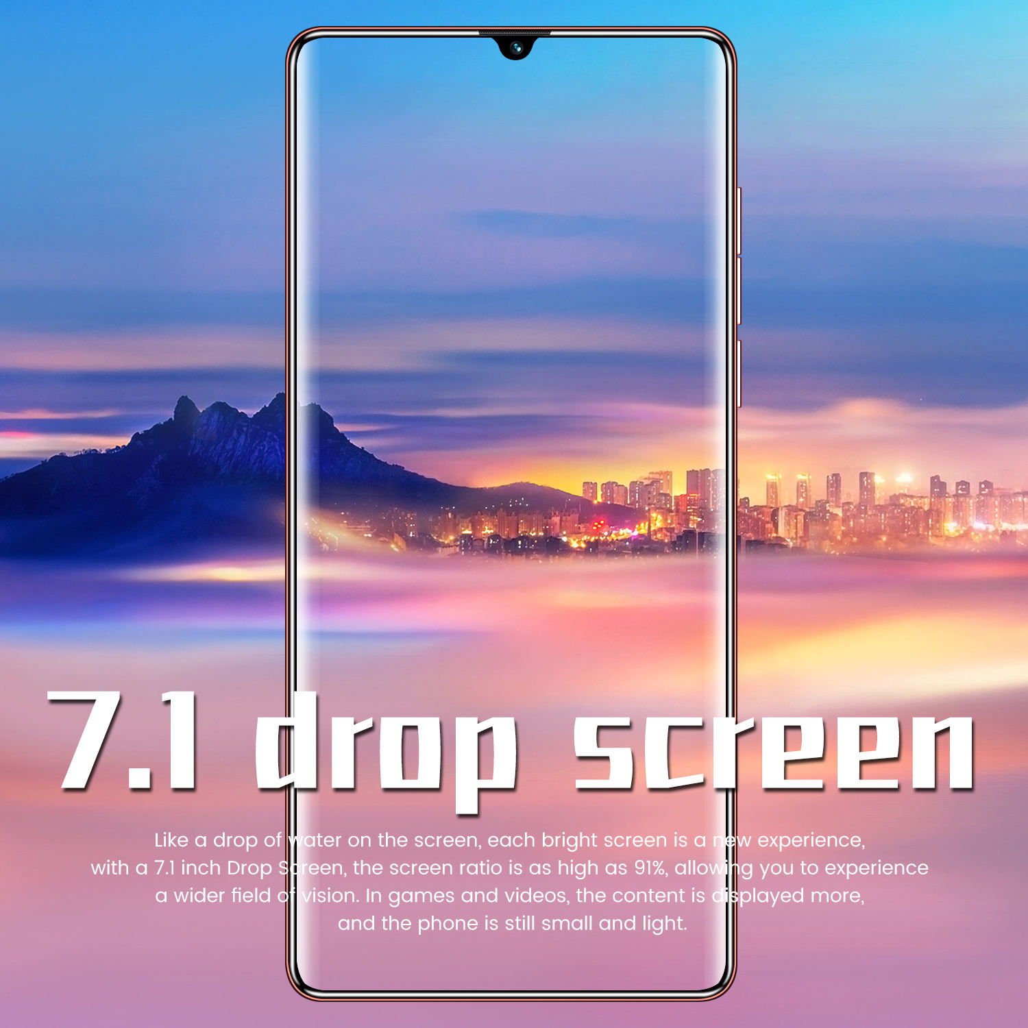 7.1inch huawei P50 Pro Smartphone 4G 5G Unlock Android Mobile 16GB 768GB Original Huwai Cellphone Ce