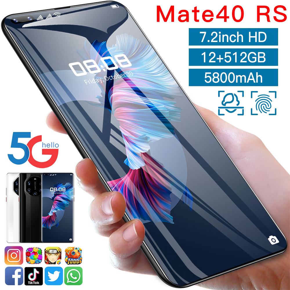 high quality For Huawei Mate40 RS 7.2Inch 5G Cellp