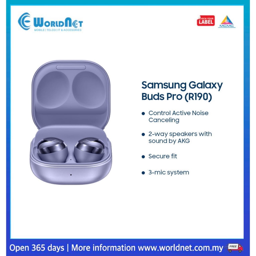 Samsung Galaxy Buds Pro (R190) 1.5GB Earbud Weight : 6.3g Case Weight : 44.9g