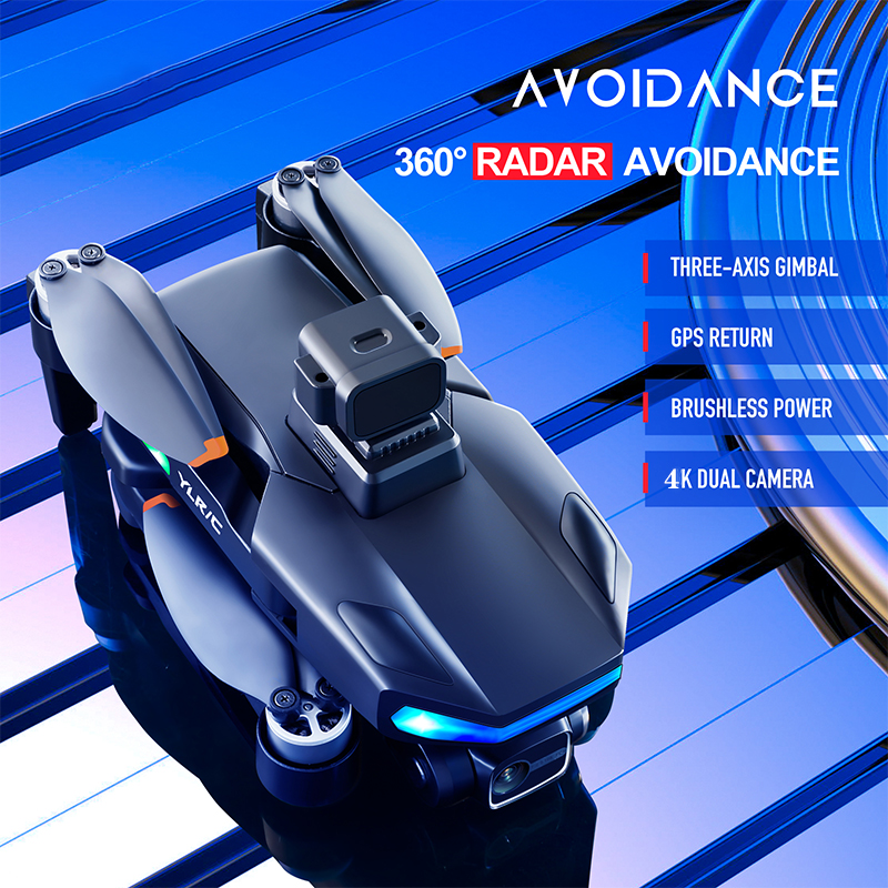 2022 NEW S135 MAX Drone GPS 8K Professional Dual HD Camera 3-Axis Gimbal FPV Brushless Quadcopter To