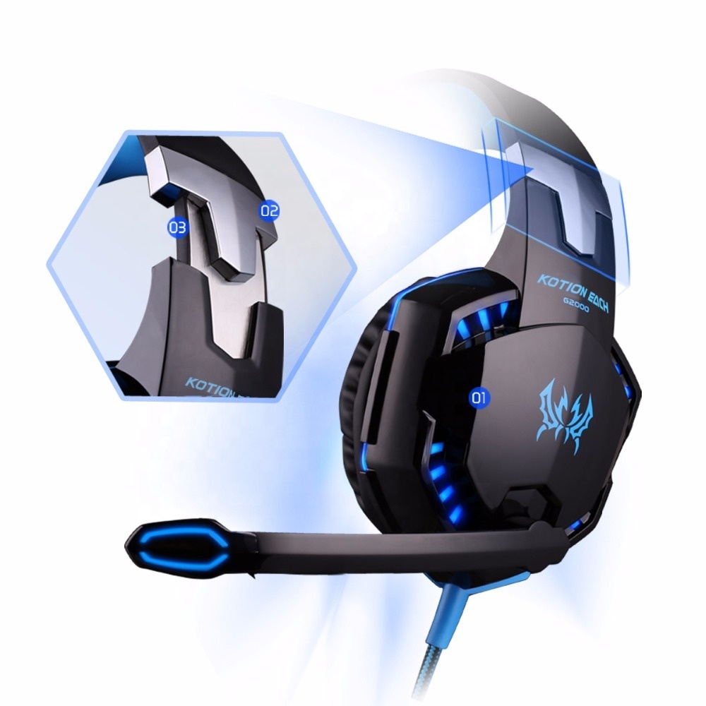 Headset over-ear Wired Game Earphones Gaming Headp