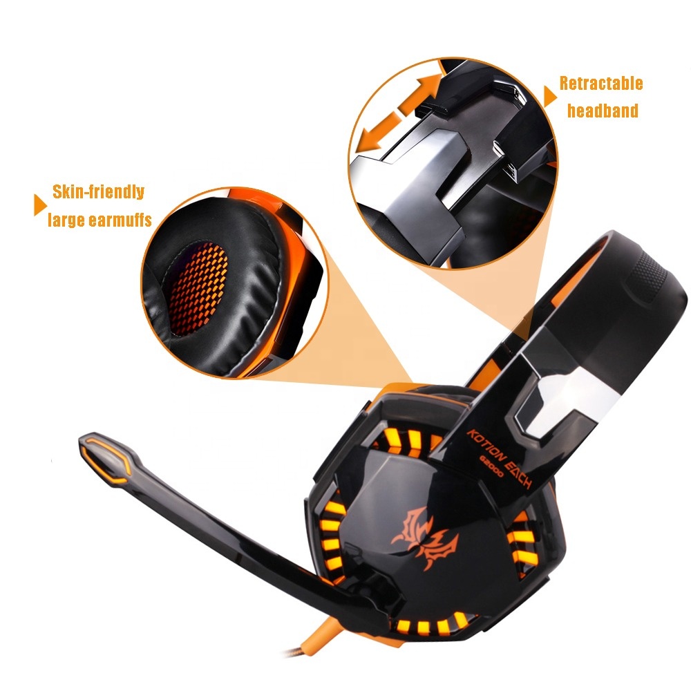 Headset over-ear Wired Game Earphones Gaming Headp
