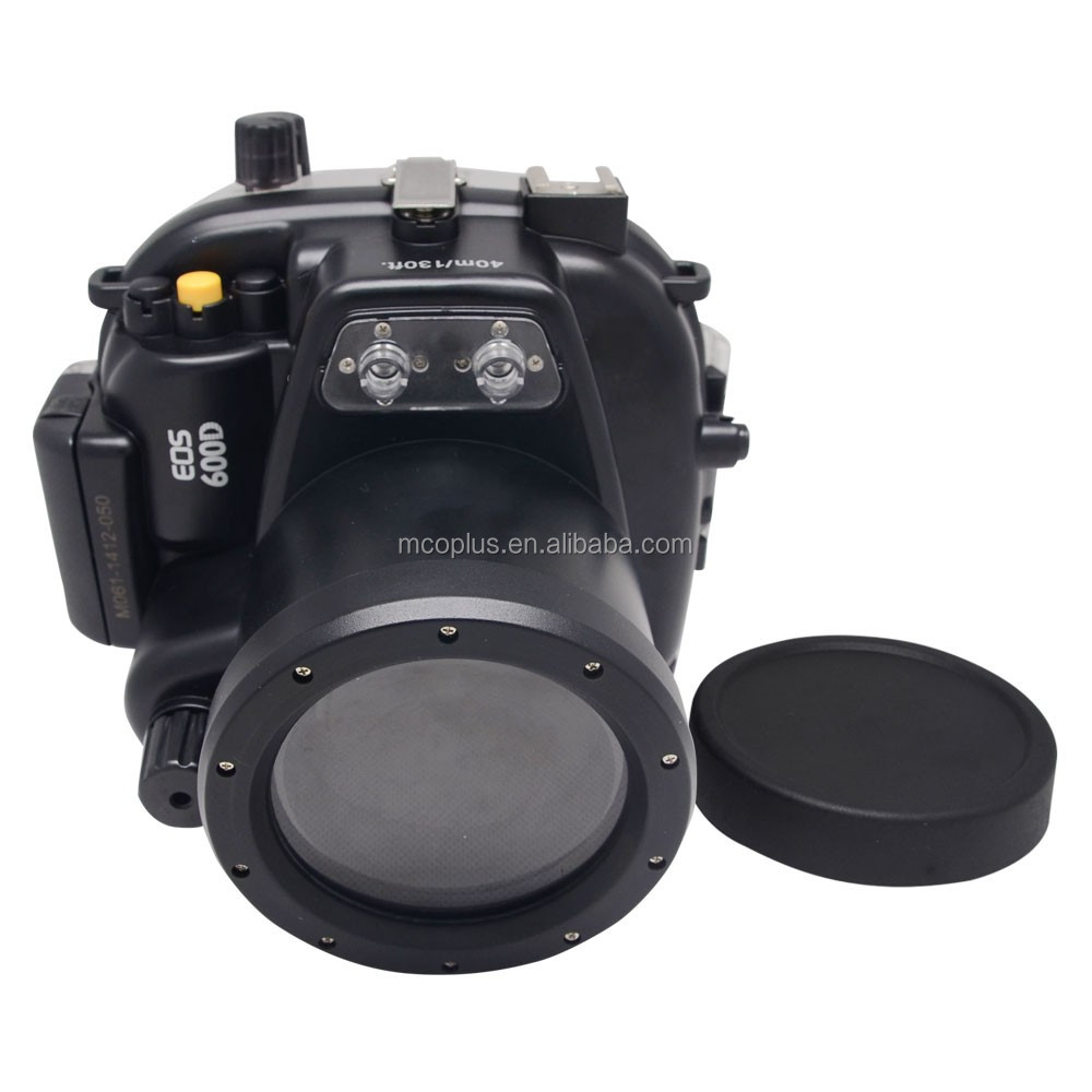 MCOPLUS diving equipment waterproof camera diving case cover for Canon 600D DSLR camera