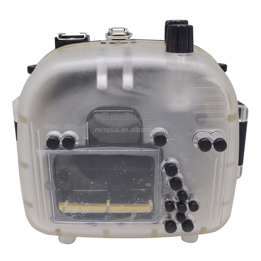 MCOPLUS diving equipment waterproof camera diving case cover for Canon 600D DSLR camera