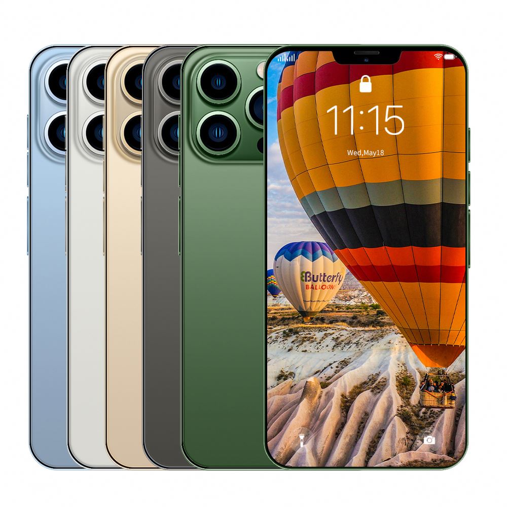 Original I13 Pro Max Phones Smartphones 16GB+512GB Unlock Mobile Phone13 10-Core 5G LET Cellphones D