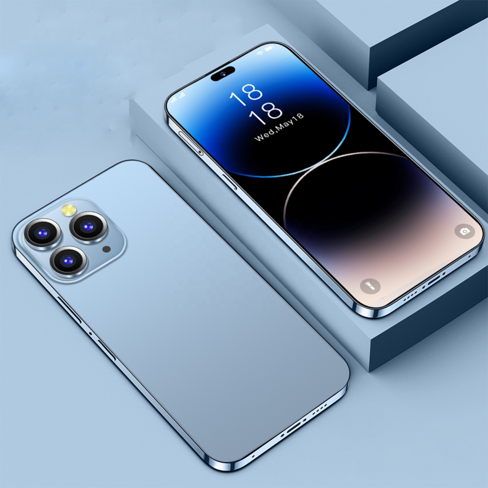 Cheap Brand-new Unlocked i 14 Pro Max Global Original cell phone Dual sim Android Smartphone Cellula