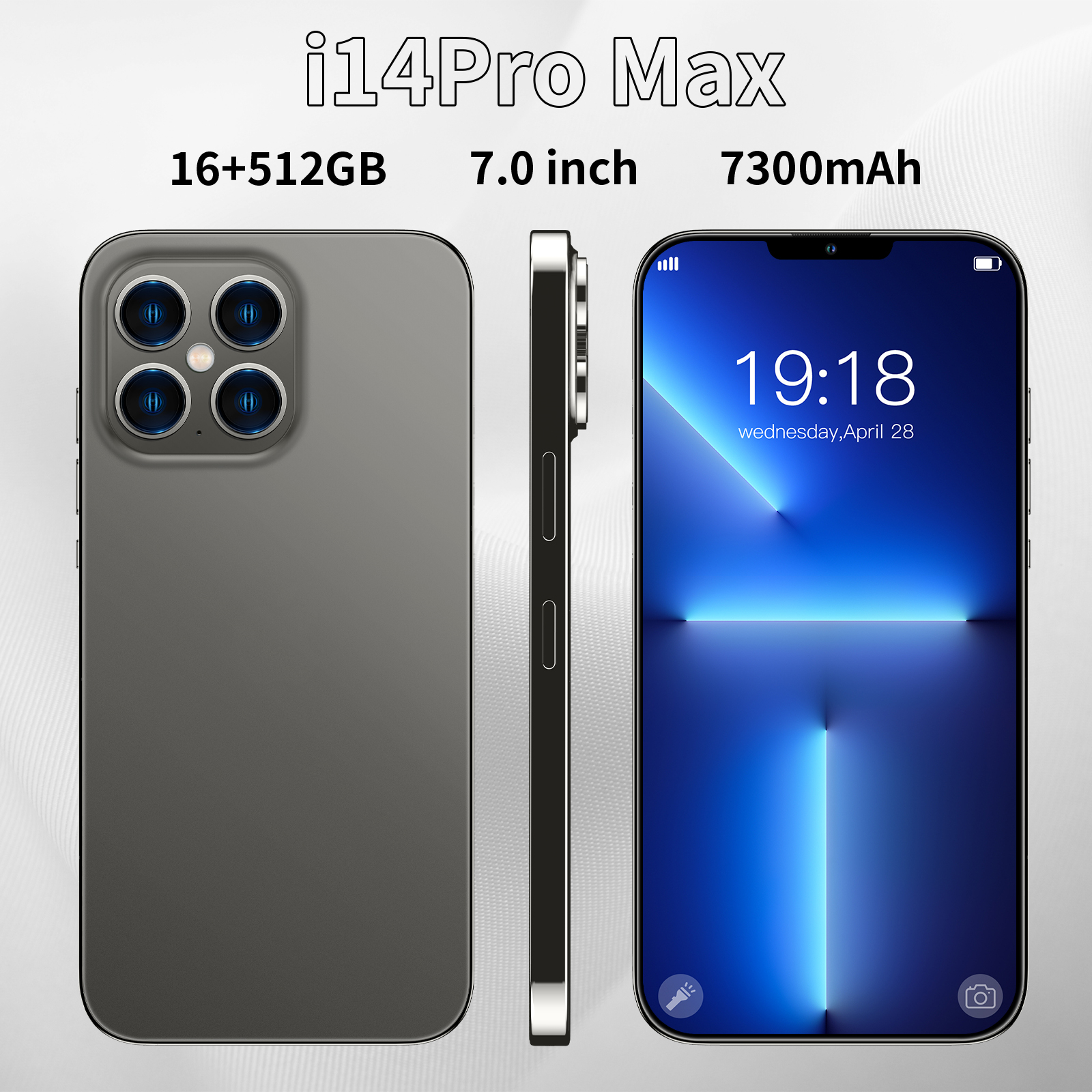 Best i14 Pro max 6.7inch 16gb +512gb wholesale unlock cell phone smallest for nokia Cell mobile phon