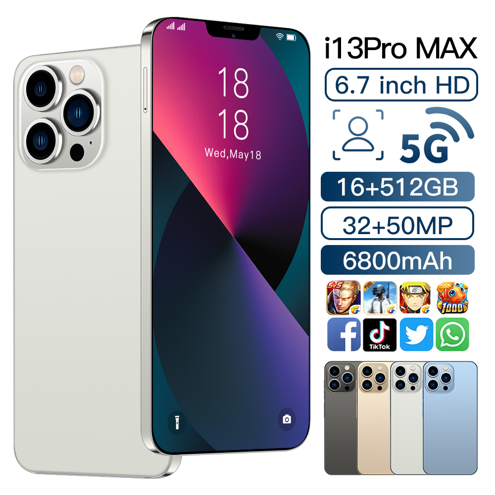 Free delivery online shopping i13 phone13 Pro max smartphone i13 Pro max with TV function